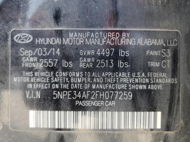 Photo 10 from auction – 2015 HYUNDAI SONATA SPO with VIN 5NPE34AF2FH077259