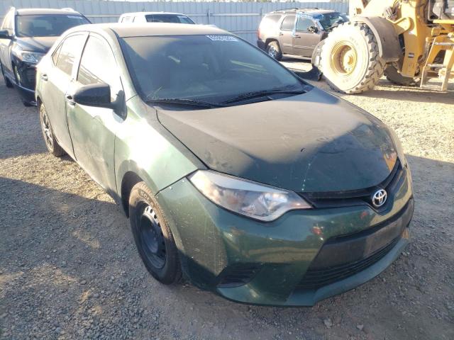 TOYOTA COROLLA EC 2014 with VIN 2T1BPRHE6EC126627 - Photo from auction