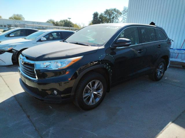 Photo 2 from auction – 2015 TOYOTA HIGHLANDER with VIN 5TDZKRFH7FS063539