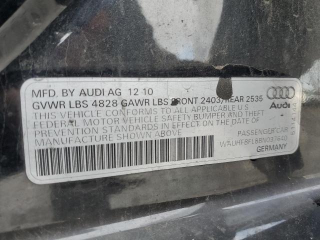 Photo 10 from auction – 2011 AUDI A4 PREMIUM with VIN WAUHFBFL8BN037640