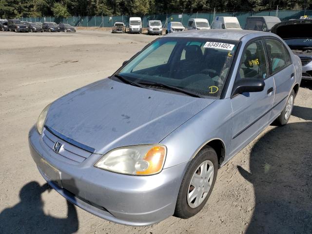 Photo 2 from auction – 2003 HONDA CIVIC DX with VIN 2HGES151X3H512292