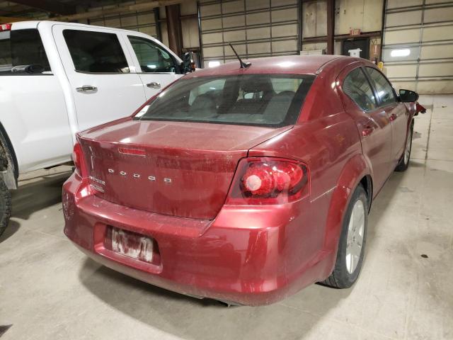 Photo 4 from auction – 2014 DODGE AVENGER SE with VIN 1C3CDZAG5EN188255