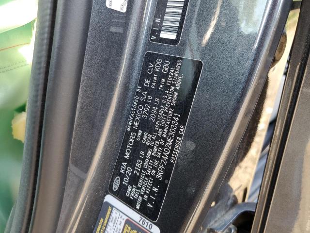 Photo 10 from auction – 2021 KIA FORTE FE with VIN 3KPF24AD2ME303341