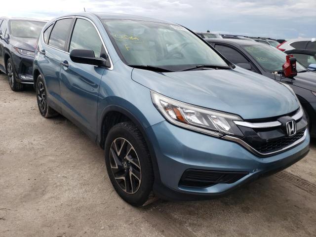 Photo 1 from auction – 2016 HONDA CR-V SE with VIN 2HKRM3H46GH544763