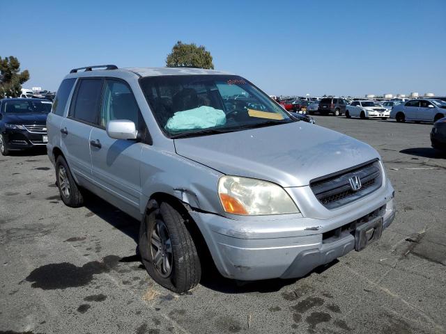 HONDA PILOT EX 2004 with VIN 2HKYF18494H509544 - Photo from auction