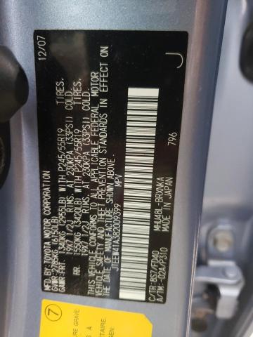 Photo 10 from auction – 2008 TOYOTA HIGHLANDER with VIN JTEEW41A382009399