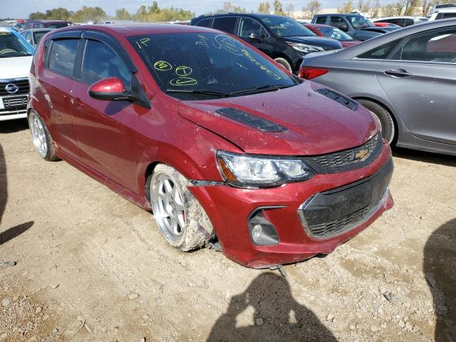 CHEVROLET SONIC LT 2017 with VIN 1G1JC6SB5H4118636 - Photo from auction