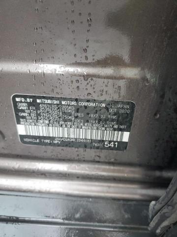 Photo 10 from auction – 2020 MITSUBISHI OUTLANDER with VIN JA4AD2A36LZ044561