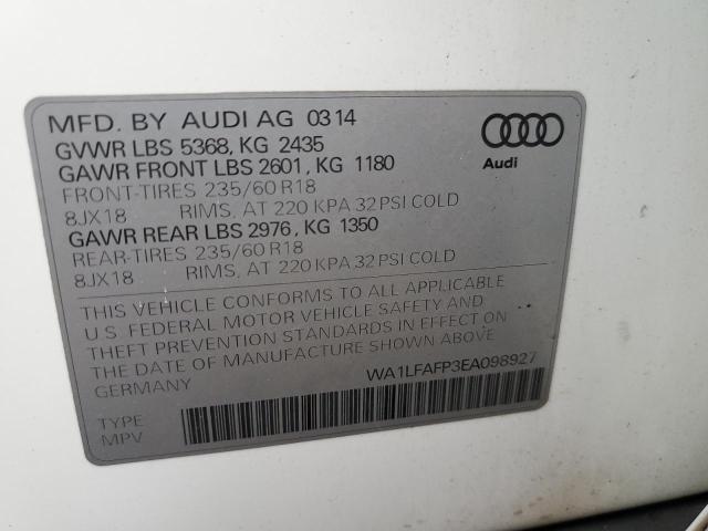 صورة رقم 10 من المزاد - 2014 AUDI Q5 PREMIUM مع VIN WA1LFAFP3EA098927