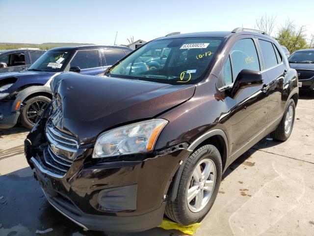 Photo 2 from auction – 2016 CHEVROLET TRAX 1LT with VIN KL7CJLSB1GB652678