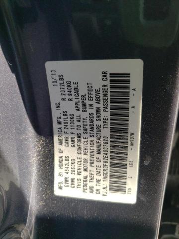 Photo 10 from auction – 2014 HONDA ACCORD EXL with VIN 1HGCR3F82EA007620