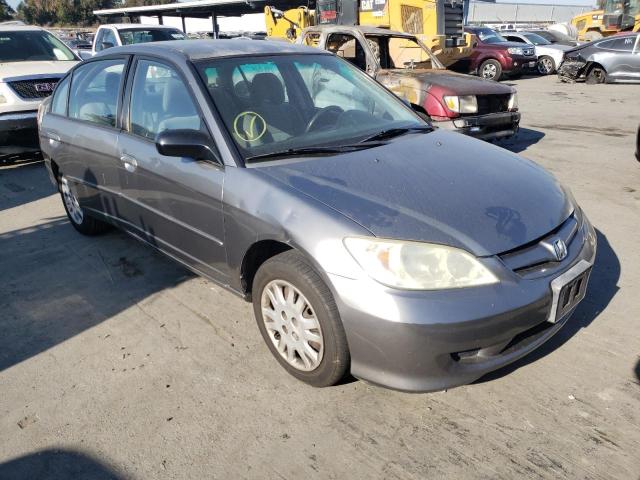 HONDA CIVIC LX 2004 with VIN 2HGES16564H594783 - Photo from auction