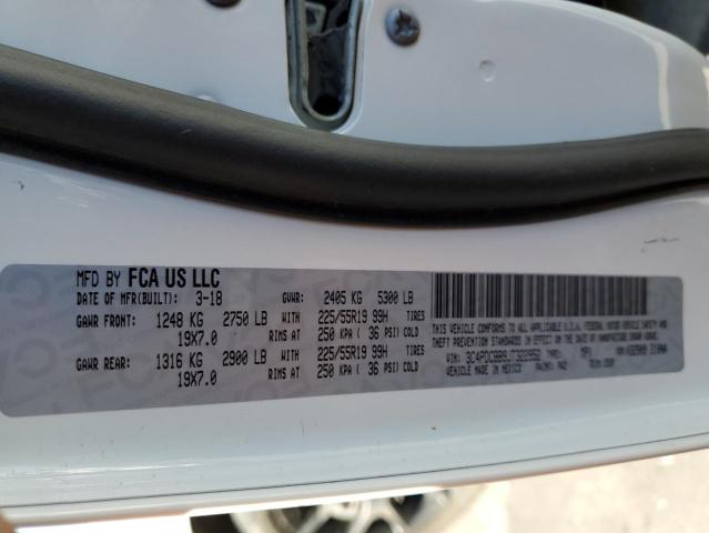 Foto 10 de la subasta – 2018 DODGE JOURNEY SX con VIN 3C4PDCBB9JT322952