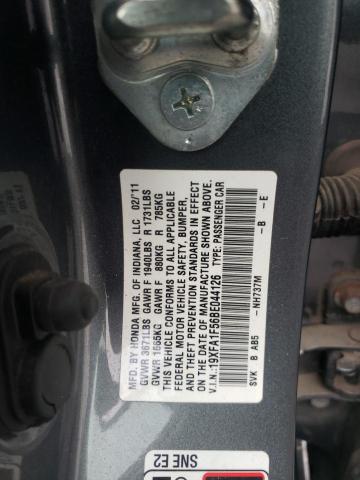 Photo 10 from auction – 2011 HONDA CIVIC LX with VIN 19XFA1F56BE044126
