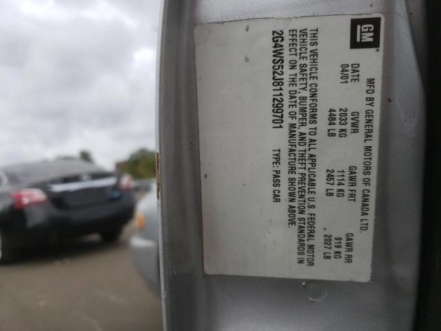 Photo 10 from auction – 2001 BUICK CENTURY CU with VIN 2G4WS52J811299701