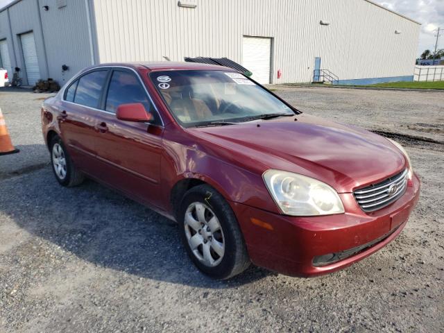 KIA OPTIMA LX 2008 with VIN KNAGE123485225644 - Photo from auction