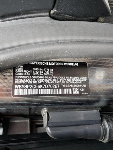Photo 10 from auction – 2019 BMW I3 BEV with VIN WBY8P2C56K7D70267