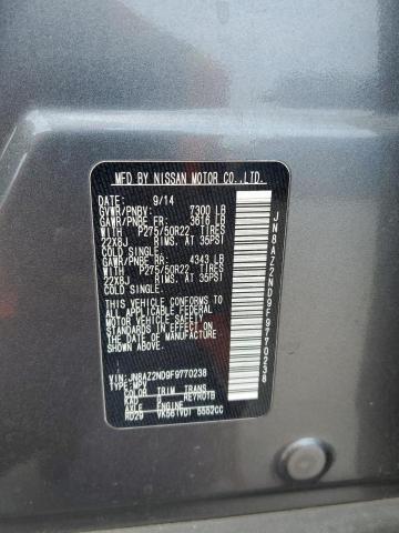 Photo 10 from auction – 2015 INFINITI QX80 with VIN JN8AZ2ND9F9770238