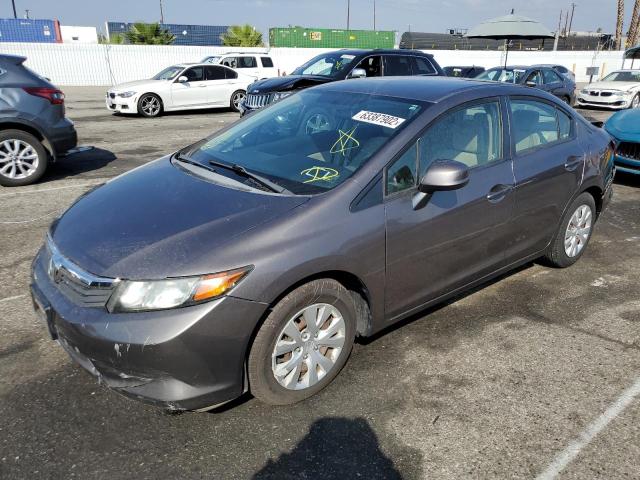 Photo 2 from auction – 2012 HONDA CIVIC LX with VIN 19XFB2F56CE370674