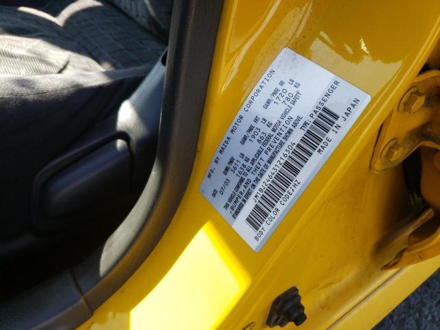 Photo 10 from auction – 2003 MAZDA PROTEGE PR with VIN JM1BJ246431216304
