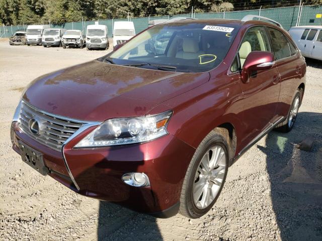 Photo 2 from auction – 2013 LEXUS RX 350 with VIN 2T2ZK1BA6DC112936