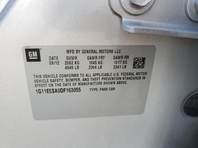 Photo 10 from auction – 2013 CHEVROLET MALIBU 2LT with VIN 1G11E5SA9DF163055