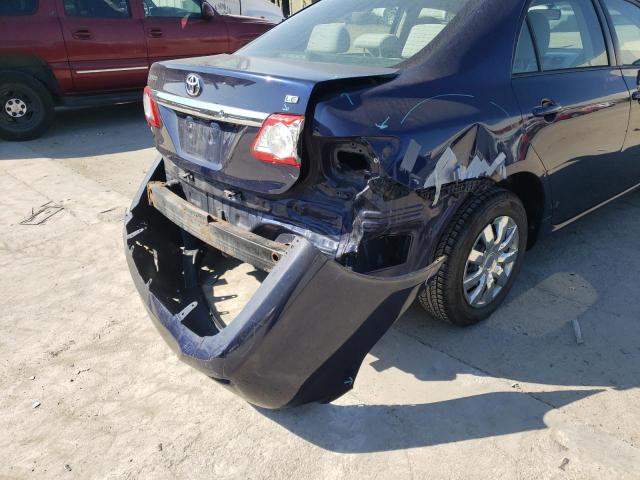 Photo 9 from auction – 2011 TOYOTA COROLLA BA with VIN JTDBU4EE3B9143192