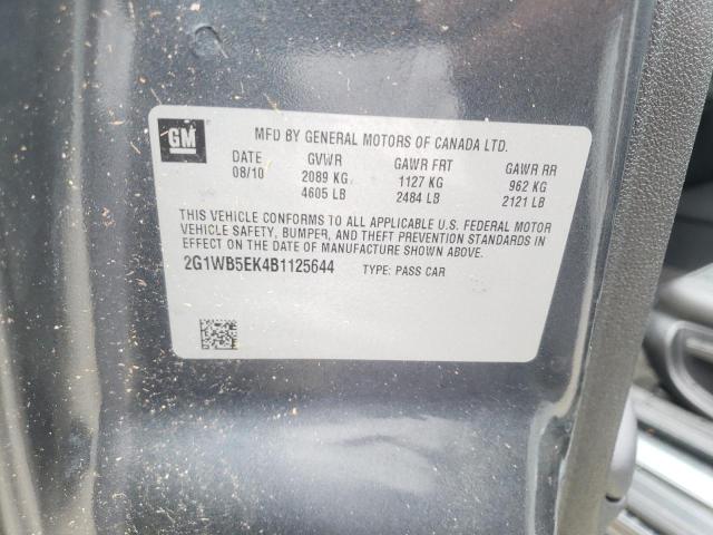 Photo 10 from auction – 2011 CHEVROLET IMPALA LT with VIN 2G1WB5EK4B1125644
