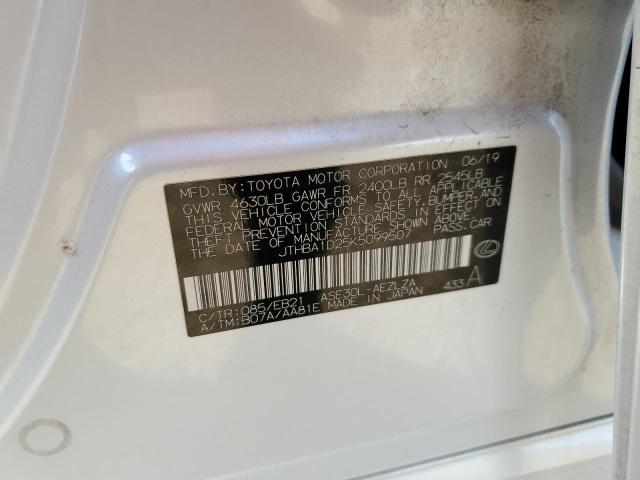 Photo 10 from auction – 2019 LEXUS IS 300 with VIN JTHBA1D25K5099507