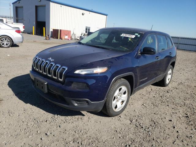 Photo 2 from auction – 2015 JEEP CHEROKEE S with VIN 1C4PJLAB0FW656671