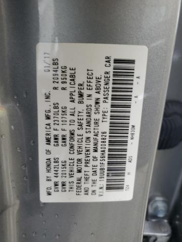 Photo 10 from auction – 2017 ACURA TLX TECH with VIN 19UUB1F56HA008826
