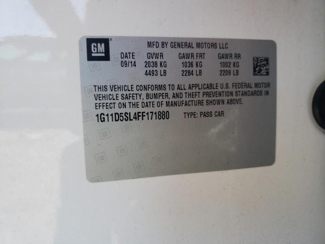 Photo 10 from auction – 2015 CHEVROLET MALIBU 2LT with VIN 1G11D5SL4FF171880