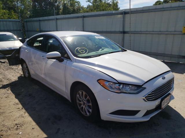 FORD FUSION S 2017 with VIN 3FA6P0G70HR139426 - Photo from auction