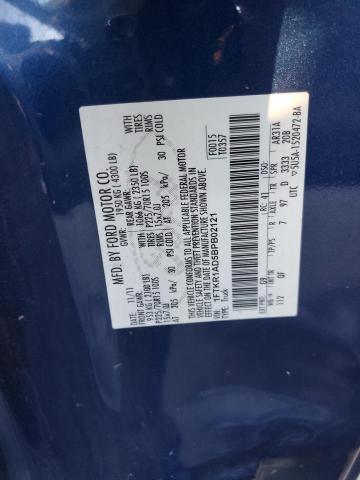 Photo 10 from auction – 2011 FORD RANGER with VIN 1FTKR1AD5BPB02121