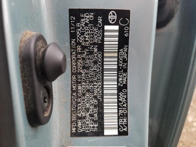 Photo 10 from auction – 2013 TOYOTA PRIUS V with VIN JTDZN3EU2D3200680