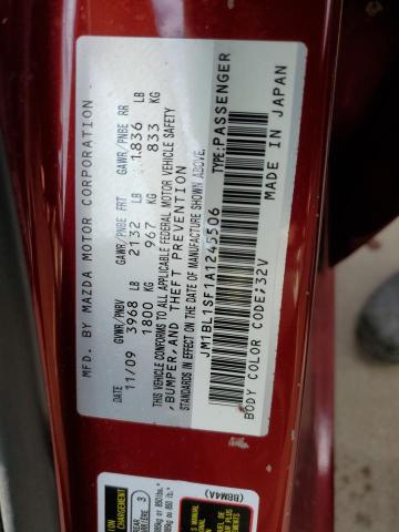 Photo 10 from auction – 2010 MAZDA 3 I with VIN JM1BL1SF1A1245506