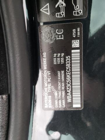 Photo 10 from auction – 2019 BMW 430XI with VIN WBA4Z3C56KEC58335