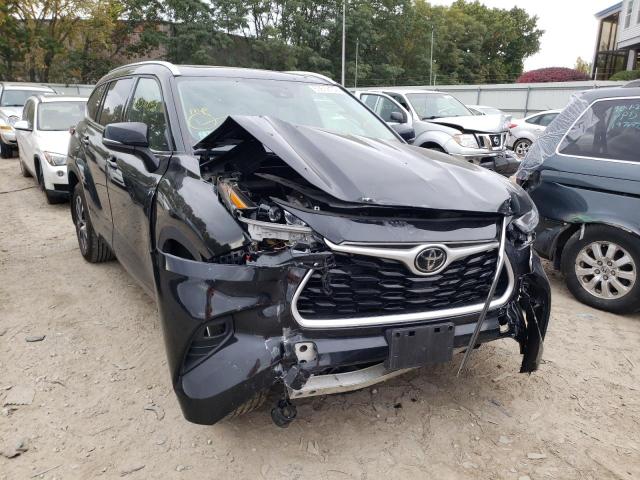 TOYOTA HIGHLANDER 2021 with VIN 5TDGZRBH3MS531725 - Photo from auction