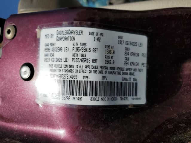 Photo 10 from auction – 2002 CHRYSLER PT CRUISER with VIN 3C4FY48B52T314099