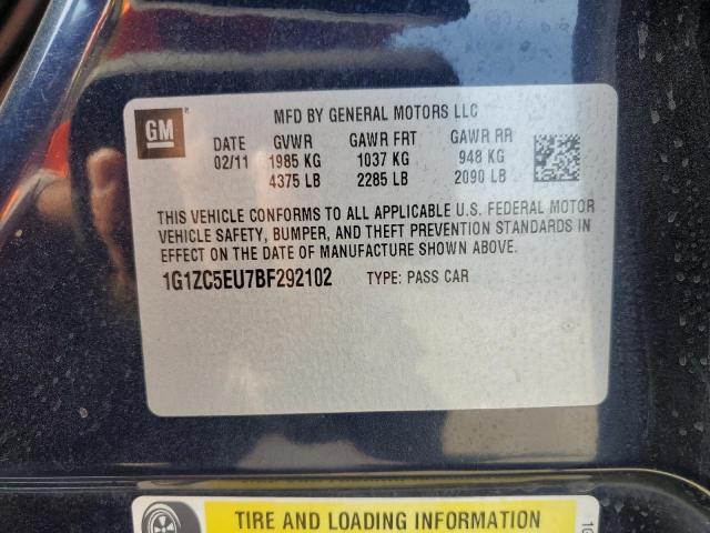 Photo 10 from auction – 2011 CHEVROLET MALIBU 1LT with VIN 1G1ZC5EU7BF292102