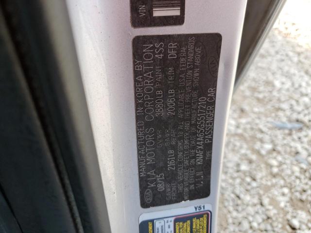 Photo 10 from auction – 2016 KIA FORTE LX with VIN KNAFX4A65G5517210