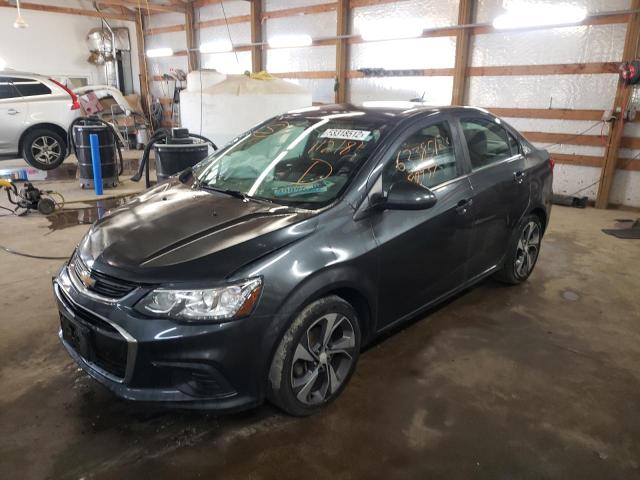 Photo 2 from auction – 2017 CHEVROLET SONIC PREM with VIN 1G1JF5SB2H4112181