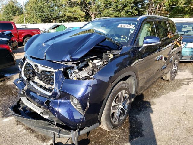 Photo 2 from auction – 2022 TOYOTA HIGHLANDER with VIN 5TDHZRAH1NS542908