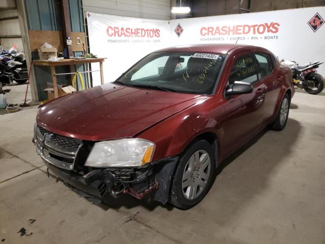 Photo 2 from auction – 2014 DODGE AVENGER SE with VIN 1C3CDZAG5EN188255