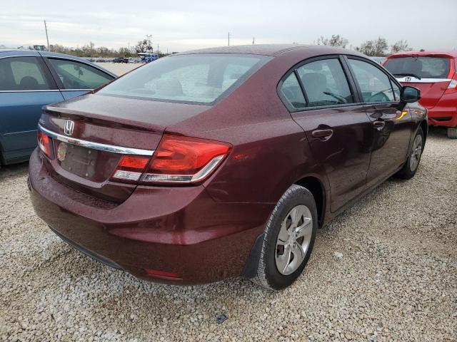 Photo 4 from auction – 2013 HONDA CIVIC LX with VIN 19XFB2F58DE072015