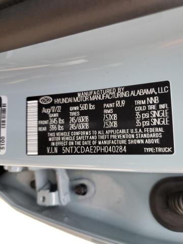 Photo 10 from auction – 2023 HYUNDAI SANTA CRUZ with VIN 5NTJCDAE2PH040284