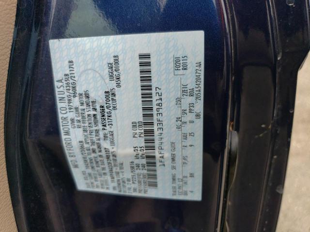 Photo 10 from auction – 2003 FORD MUSTANG with VIN 1FAFP44433F398127