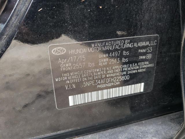 Photo 10 from auction – 2015 HYUNDAI SONATA SPO with VIN 5NPE34AF0FH225800
