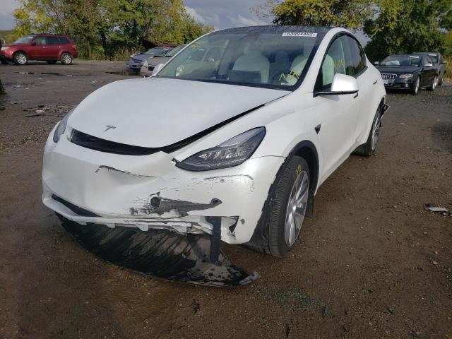 Photo 2 from auction – 2021 TESLA MODEL Y with VIN 5YJYGDEE9MF134684