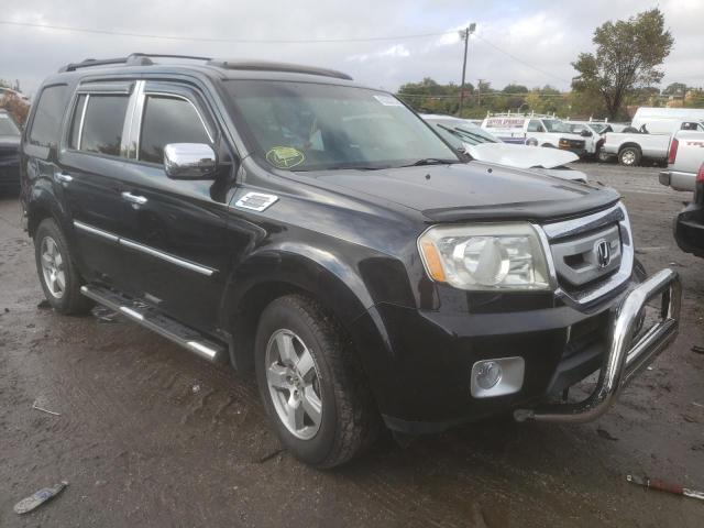 HONDA PILOT EXLN 2011 with VIN 5FNYF4H73BB056030 - Photo from auction